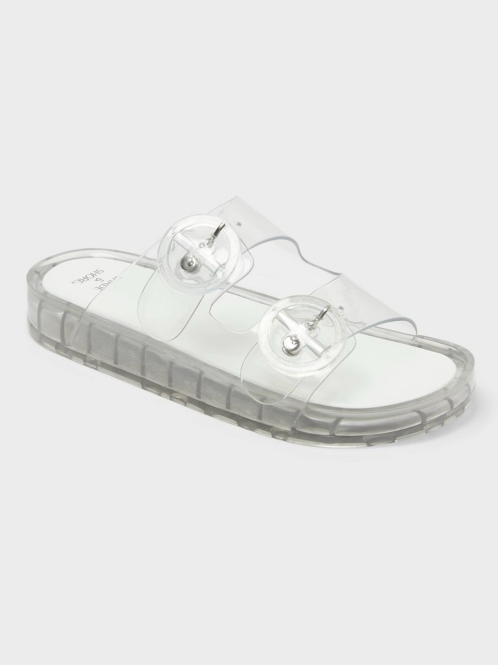 Shade & Shore Women’s Gemma Jelly Sandals Clear Size 6